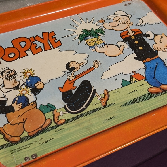 70's Vintage Popeye TV tray - Picture 2 of 4